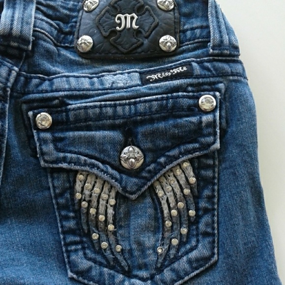 Miss Me Denim - Miss Me Angel Wings Skinny Jeans